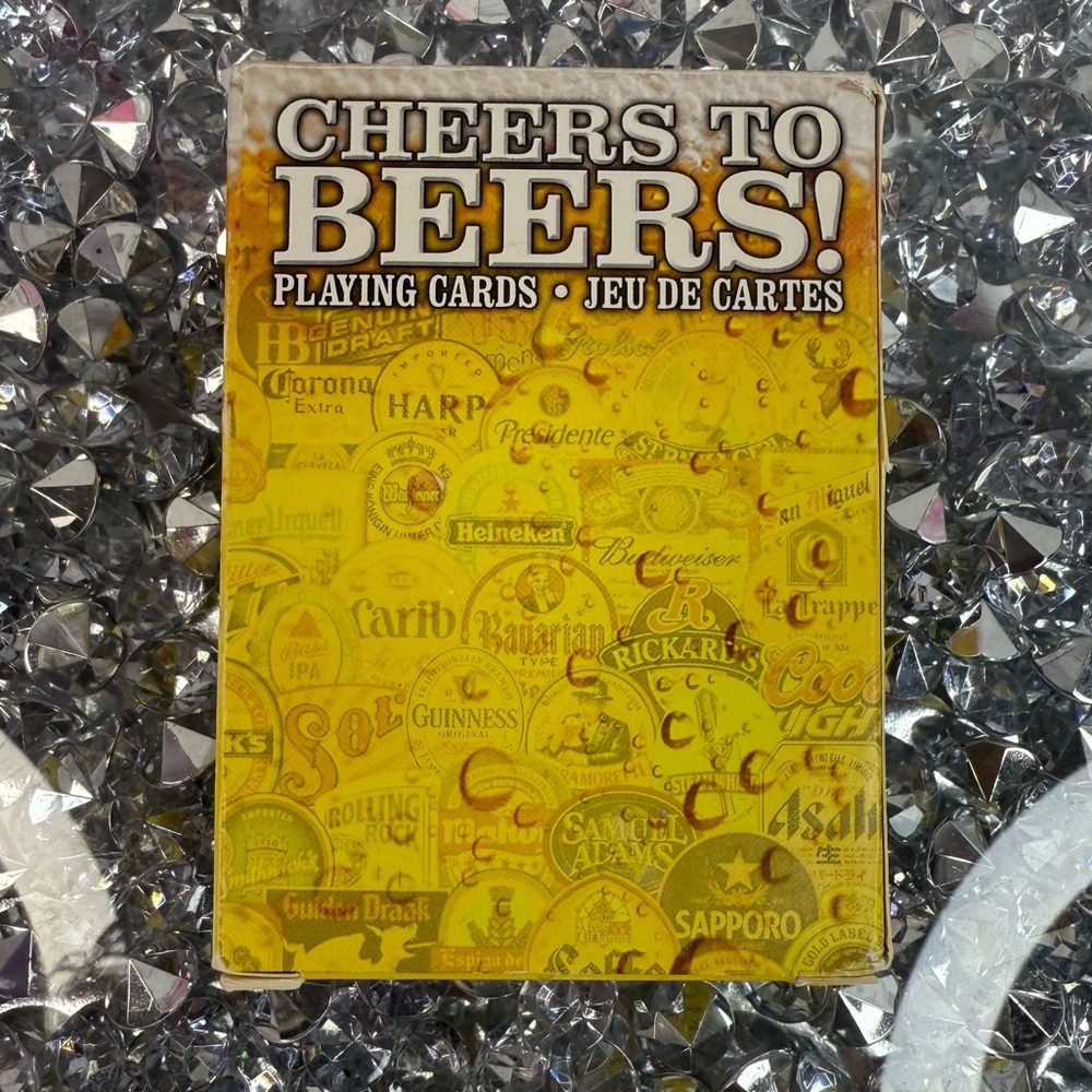 Cheers to Beers! Playing Cards - Yellow Beer Label Design 2015